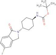 tert-Butyl [trans-4-(5-fluoro-1-oxo-1,3-dihydro-2H-isoindol-2-yl)cyclohexyl]carbamate