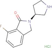 (S)-7-Fluoro-2-(pyrrolidin-3-yl)isoindolin-1-one hydrochloride