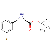 cis-tert-Butyl 3-(3-fluorophenyl)-aziridine-2-carboxylate