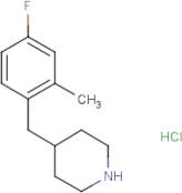 4-(4-Fluoro-2-methyl-benzyl)-piperidine hydrochloride