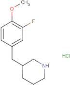 3-(3-Fluoro-4-methoxy-benzyl)-piperidine hydrochloride