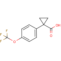 1-[4-(Trifluoromethoxy)phenyl]cyclopropanecarboxylic acid