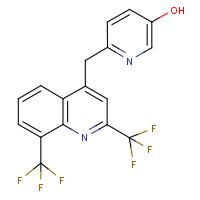 6-(2,8-Bis-trifluoromethyl-quinolin-4-ylmethyl)-pyridin-3-ol