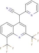 2,8-Bis(trifluoromethyl)-2'-(2-pyridyl)-4-quinolineacetonitrile