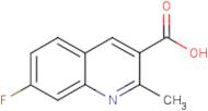 7-Fluoro-2-methylquinoline-3-carboxylic acid