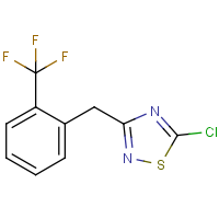 5-Chloro-3-{[2-(trifluoromethyl)phenyl]methyl}-1,2,4-thiadiazole