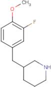 3-(3-Fluoro-4-methoxy-benzyl)-piperidine