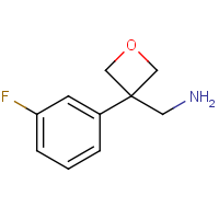 (3-(3-Fluorophenyl)oxetan-3-yl)methylamine