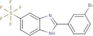 2-(3-Bromophenyl)-5-(pentafluorosulfanyl)-1H-benzoimidazole