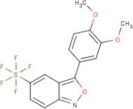 3-(3,4-Dimethoxyphenyl)-5-(pentafluorosulfanyl)benzo[c]isoxazole