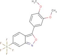 3-(3,4-Dimethoxyphenyl)-6-(pentafluorosulfanyl)benzo[c]isoxazole