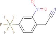 (2-Nitro-4-(pentafluorosulfanyl)phenyl)acetonitrile