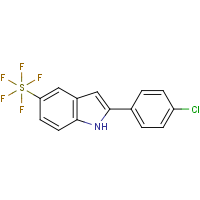 2-(4-Chlorophenyl)-5-pentafluorosulfanyl-1H-indole