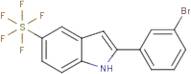 2-(3-Bromophenyl)-5-pentafluorosulfanyl-1H-indole