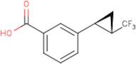 (+/-)-3-(trans-2-(Trifluoromethyl)cyclopropyl)benzoic acid