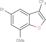 5-Bromo-7-methoxy-3-(trifluoromethyl)benzofuran