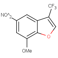 7-Methoxy-5-nitro-3-(trifluoromethyl)benzofuran