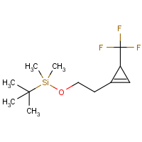 tert-Butyldimethyl(2-(3-(trifluoromethyl)cycloprop-1-en-1-yl)ethoxy)silane