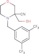 4-(3,5-Bis(trifluoromethyl)benzyl)-3-(hydroxymethyl)morpholine-3-carbonitrile