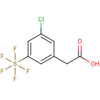 3-Chloro-5-(pentafluorosulfur)phenylacetic acid