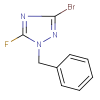 1-Benzyl-3-bromo-5-fluoro-1H-1,2,4-triazole