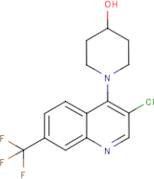 3-Chloro-4-(4-hydroxypiperidin-1-yl)-7-trifluoromethylquinoline