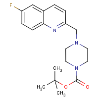 tert-Butyl 4-[(6-fluoroquinolin-2-yl)methyl]piperazine-1-carboxylate