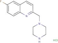 6-Fluoro-2-(piperazin-1-ylmethyl)quinoline hydrochloride