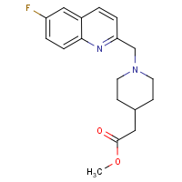 Methyl 2-{1-[(6-fluoroquinolin-2-yl)methyl]piperidin-4-yl}acetate