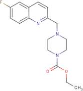 Ethyl 4-[(6-fluoroquinolin-2-yl)methyl]piperazine-1-carboxylate