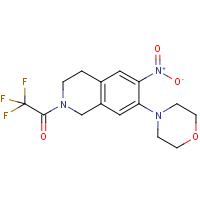 2,2,2-Trifluoro-1-[7-(morpholin-4-yl)-6-nitro-1,2,3,4-tetrahydroisoquinolin-2-yl]ethan-1-one