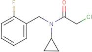 2-Chloro-N-cyclopropyl-N-(2-fluoro-benzyl)-acetamide