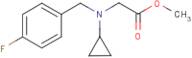 [Cyclopropyl-(4-fluoro-benzyl)-amino]-acetic acid methyl ester