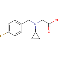 [Cyclopropyl-(4-fluoro-benzyl)-amino]acetic acid