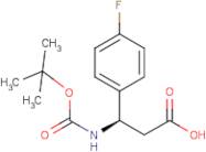 Boc-(R)-3-Amino-3-(4-fluoro-phenyl)-propionic acid