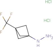 (3-Trifluoromethyl-bicyclo[1.1.1]pent-1-yl)-hydrazine dihydrochloride