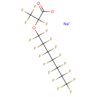 Sodium 2-(perfluoroheptyloxy)tetrafluoropropionate