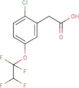 2-Chloro-5-(1,1,2,2-tetrafluoroethoxy)phenylacetic acid