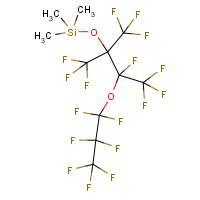 Trimethyl(perfluoro-1,1,2-trimethyl-3-oxahexyloxy)silane