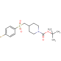 4-(4-Fluoro-benzenesulfonylmethyl)-piperidine-1-carboxylic acid tert-butyl ester