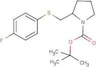 2-(4-Fluoro-phenylsulfanylmethyl)-pyrrolidine-1-carboxylic acid tert-butyl ester