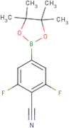 4-Cyano-3,5-difluorobenzeneboronic acid, pinacol ester