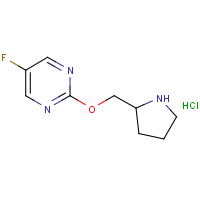 5-Fluoro-2-(pyrrolidin-2-ylmethoxy)-pyrimidine hydrochloride