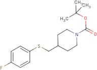 4-(4-Fluoro-phenylsulfanylmethyl)-piperidine-1-carboxylic acid tert-butyl ester