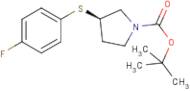 (R)-3-(4-Fluoro-phenylsulfanyl)-pyrrolidine-1-carboxylic acid tert-butyl ester