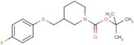 3-(4-Fluoro-phenylsulfanylmethyl)-piperidine-1-carboxylic acid tert-butyl ester