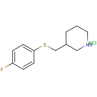 3-(4-Fluoro-phenylsulfanylmethyl)-piperidine hydrochloride