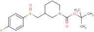 3-(4-Fluoro-benzenesulfinylmethyl)-piperidine-1-carboxylic acid tert-butyl ester