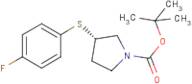 (S)-3-(4-Fluoro-phenylsulfanyl)-pyrrolidine-1-carboxylic acid tert-butyl ester