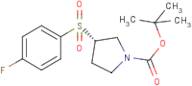 (S)-3-(4-Fluoro-benzenesulfonyl)-pyrrolidine-1-carboxylic acid tert-butyl ester